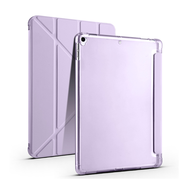 Apple iPad Pro 10.5 (7.Nesil) Kılıf Zore Tri Folding Kalem Bölmeli Standlı Kılıf - 15