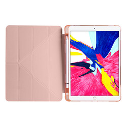 Apple iPad Pro 10.5 (7.Nesil) Kılıf Zore Tri Folding Kalem Bölmeli Standlı Kılıf - 6