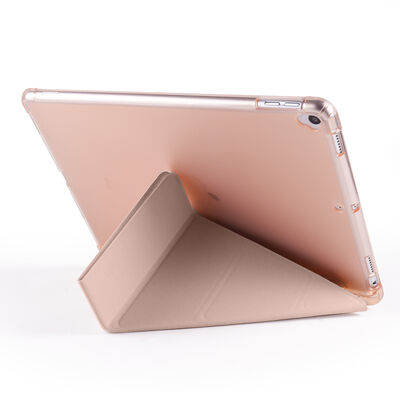 Apple iPad Pro 10.5 (7.Nesil) Kılıf Zore Tri Folding Kalem Bölmeli Standlı Kılıf - 12