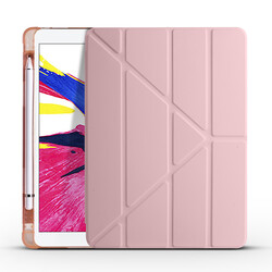 Apple iPad Pro 10.5 (7.Nesil) Kılıf Zore Tri Folding Kalem Bölmeli Standlı Kılıf - 14