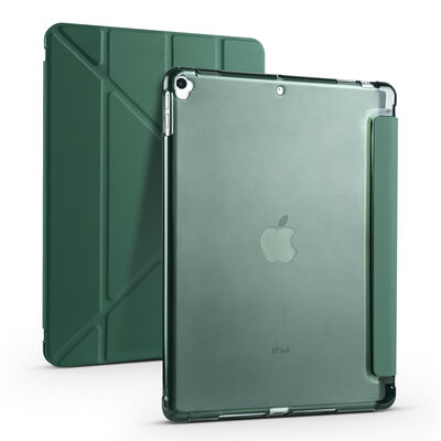 Apple iPad Pro 10.5 (7.Nesil) Kılıf Zore Tri Folding Kalem Bölmeli Standlı Kılıf - 23