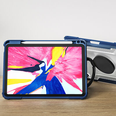 Apple iPad Pro 10.5 (7.Nesil) Wiwu Mecha Dönebilen Standlı Tablet Kılıfı - 12