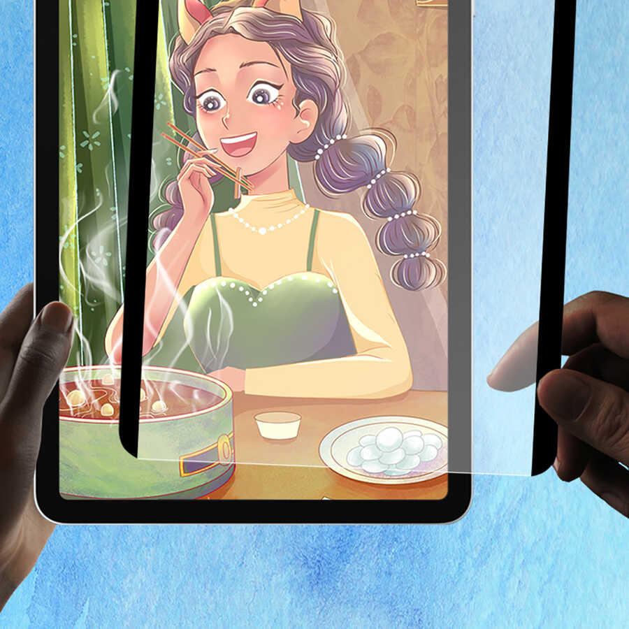 Apple iPad Pro 10.5 (7.Nesil) Wiwu Removable Mıknatıslı Ekran Koruyucu - 10