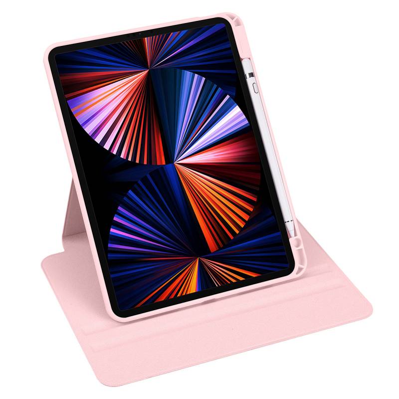 Apple iPad Pro 11 2018 Kılıf Zore Termik Kalem Bölmeli Dönebilen Standlı Kılıf - 4
