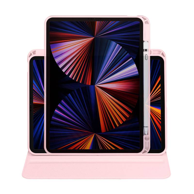 Apple iPad Pro 11 2018 Kılıf Zore Termik Kalem Bölmeli Dönebilen Standlı Kılıf - 7