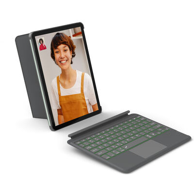 Apple iPad Pro 11 2020 (2.Generation) Wiwu Combo Led Lighted Magnetic Stand Keyboard Case - 2