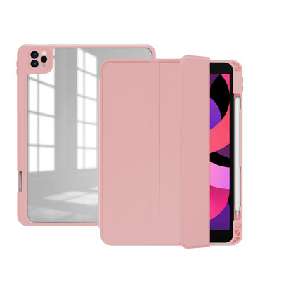 Apple iPad Pro 11 2020 (2.Nesil) Kılıf Zore Nort Arkası Şeffaf Standlı Kılıf - 9