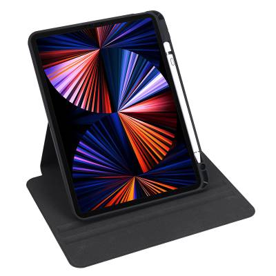 Apple iPad Pro 11 2020 (2.Nesil) Kılıf Zore Termik Kalem Bölmeli Dönebilen Standlı Kılıf - 5