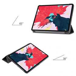 Apple iPad Pro 11 2020 (2.Nesil) Zore Smart Cover Standlı 1-1 Kılıf - 4