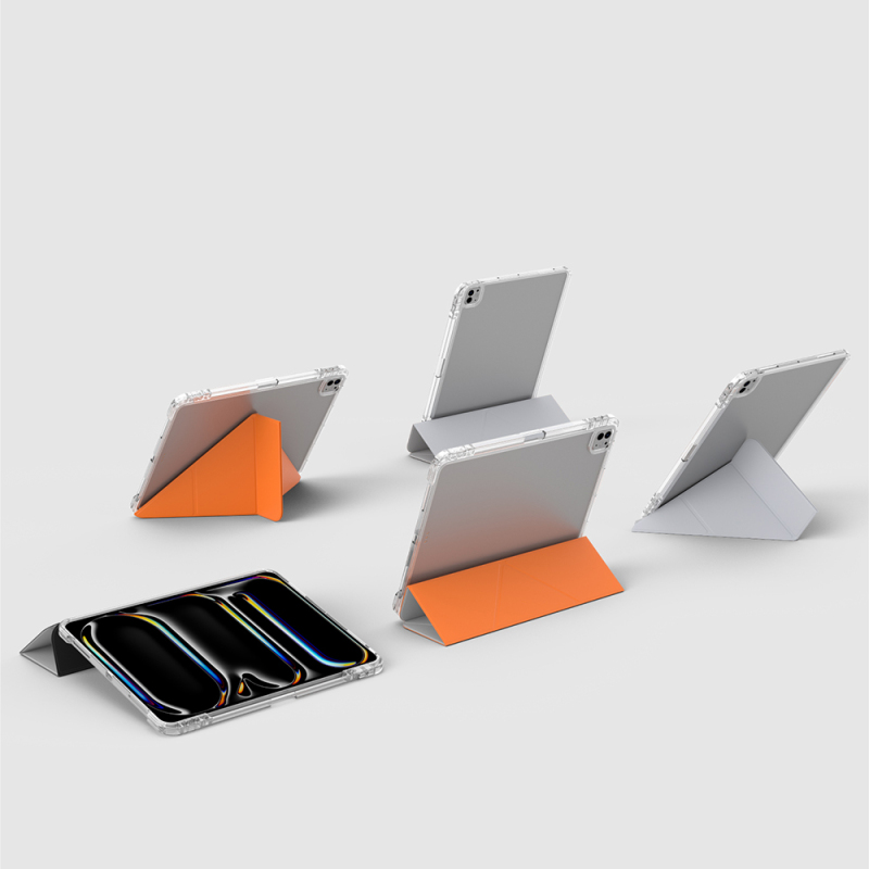 Apple iPad Pro 11 2024 Amazingthing Minimal Serisi Katlanabilir Standlı Kılıf - 12