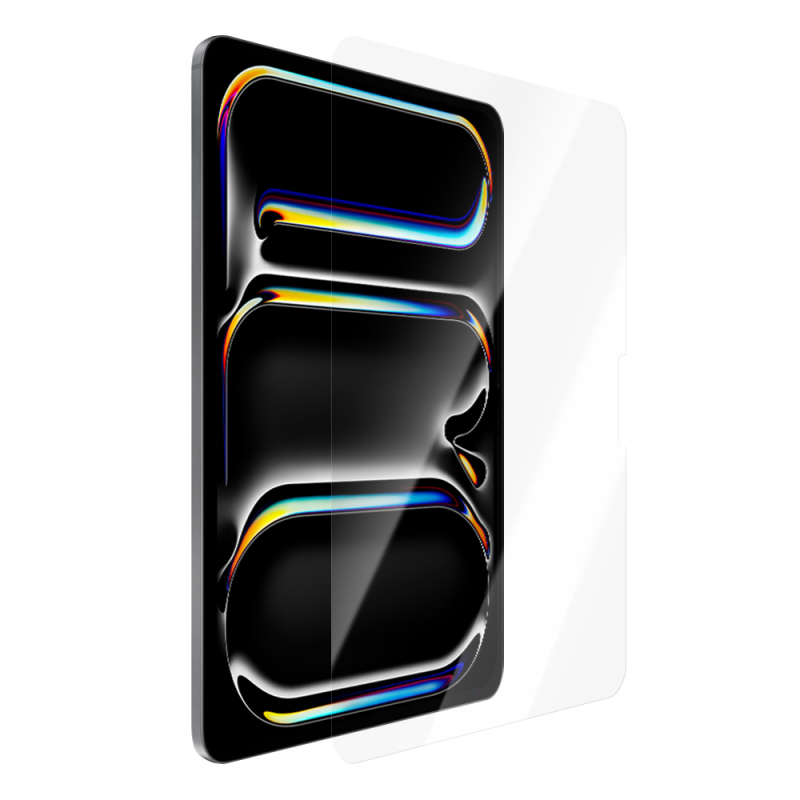 Apple iPad Pro 11 2024 CaseWorld Steel Shield Serisi Temperli Cam Ekran Koruyucu + Uygulama Aparatı - 4