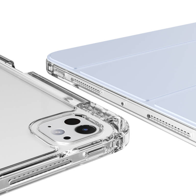 ​​​Apple iPad Pro 11 2024 Kılıf Magnetik Ayrılabilen Airbagli Zore Sliding Tablet Kılıfı - 11