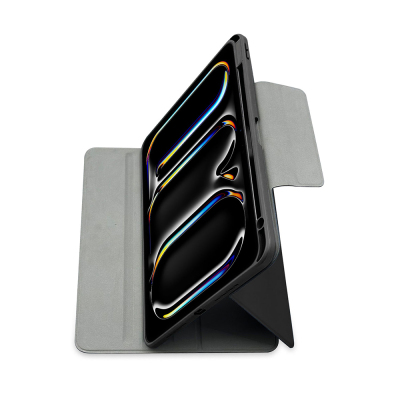 Apple iPad Pro 11 2024 Raptic Spin Detachable Folio PU Ayrılabilir Kalem Bölmeli Standlı Kılıf - 12