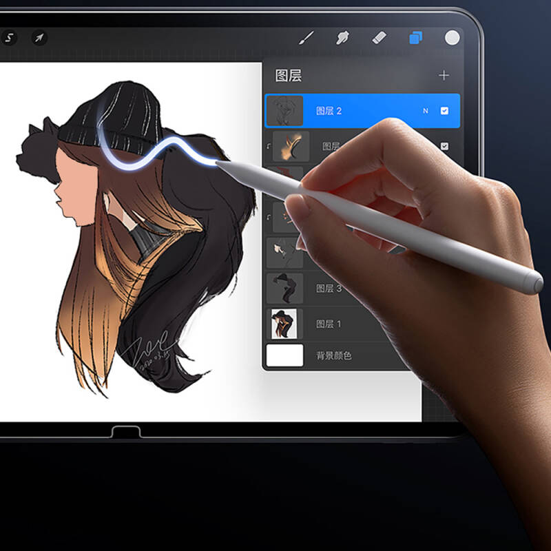 Apple iPad Pro 11 2024 Wiwu Wi-GQ003 iVista Serisi Oleofobik HD Temperli Cam Ekran Koruyucu - 5