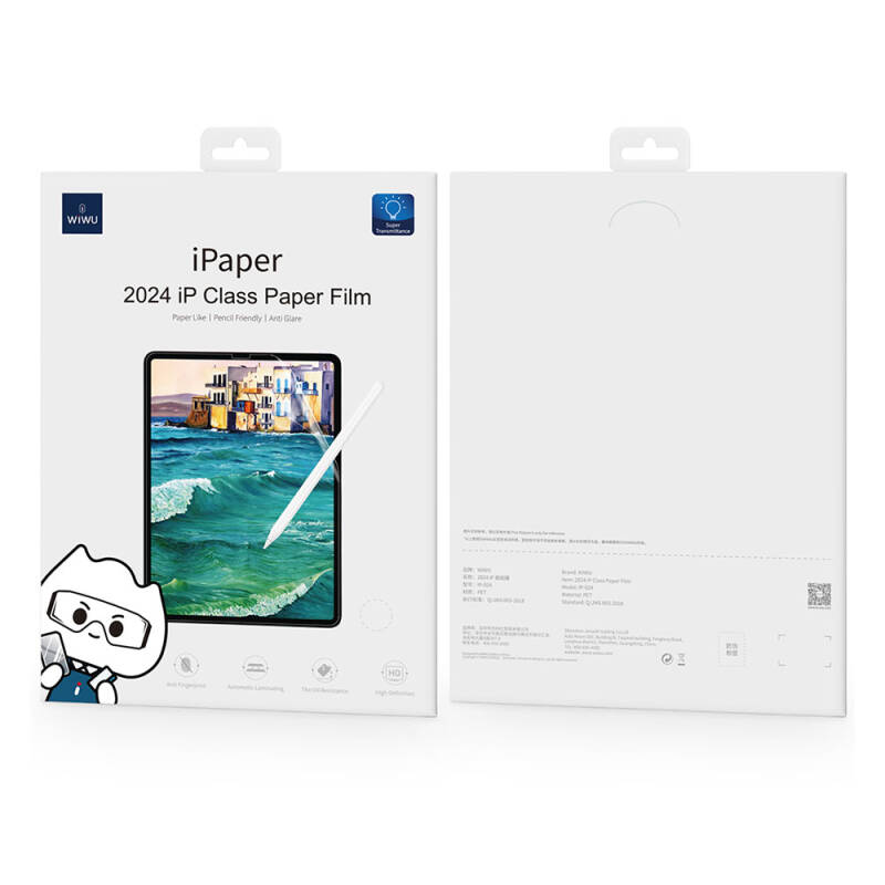 Apple iPad Pro 11 2025 5M Paper Feeling Wiwu iPaper Like Tablet Screen Protector - 9