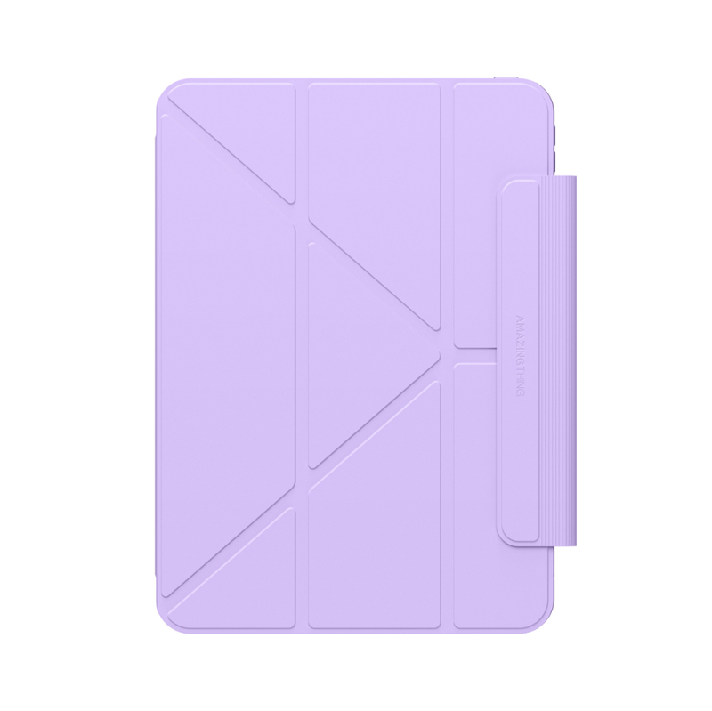 Apple iPad Pro 11 2025 M5 Amazingthing Minimal Mag Katlanabilir Standlı Kalem Bölmeli Kılıf - 4