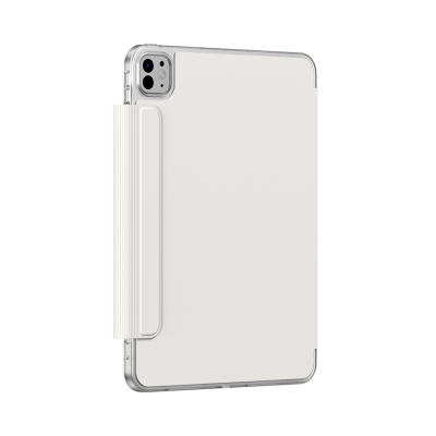 Apple iPad Pro 11 2025 M5 Amazingthing Minimal Mag Katlanabilir Standlı Kalem Bölmeli Kılıf - 21
