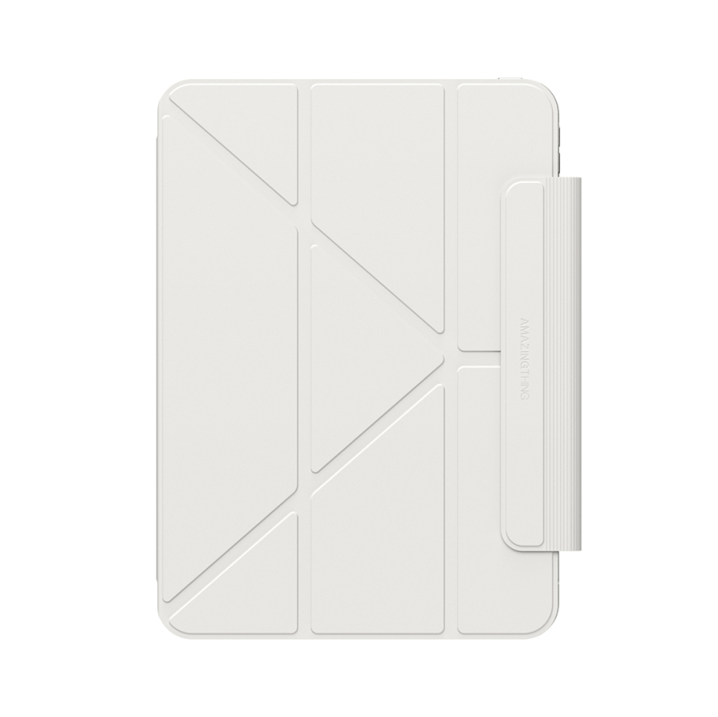 Apple iPad Pro 11 2025 M5 Amazingthing Minimal Mag Katlanabilir Standlı Kalem Bölmeli Kılıf - 3