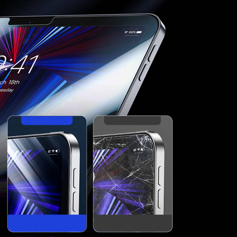 Apple iPad Pro 11 2025 M5 Benks OKR Glass Warrior HD Parlak Ekran Koruyucu - 9