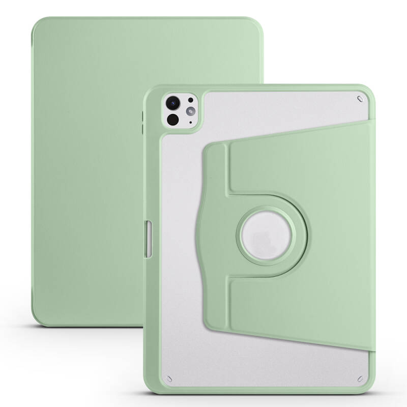 Apple iPad Pro 11 2025 M5 Case Zore Thermal Pen Compartment Rotating Stand Case - 6