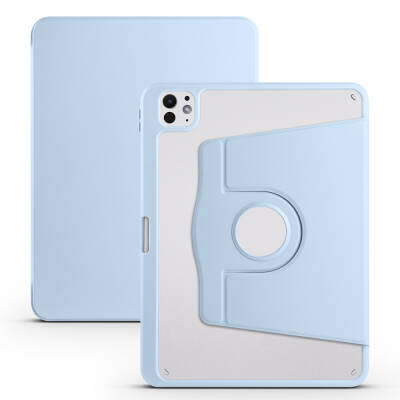 Apple iPad Pro 11 2025 M5 Case Zore Thermal Pen Compartment Rotating Stand Case - 9