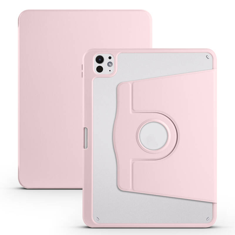 Apple iPad Pro 11 2025 M5 Case Zore Thermal Pen Compartment Rotating Stand Case - 7