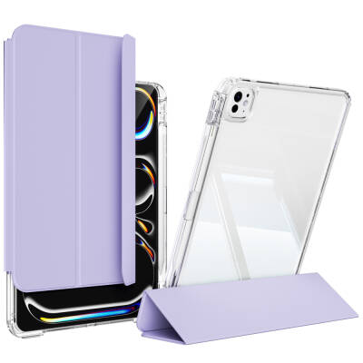 ​​​Apple iPad Pro 11 2025 M5 Kılıf Magnetik Ayrılabilen Airbagli Zore Sliding Tablet Kılıfı - 8