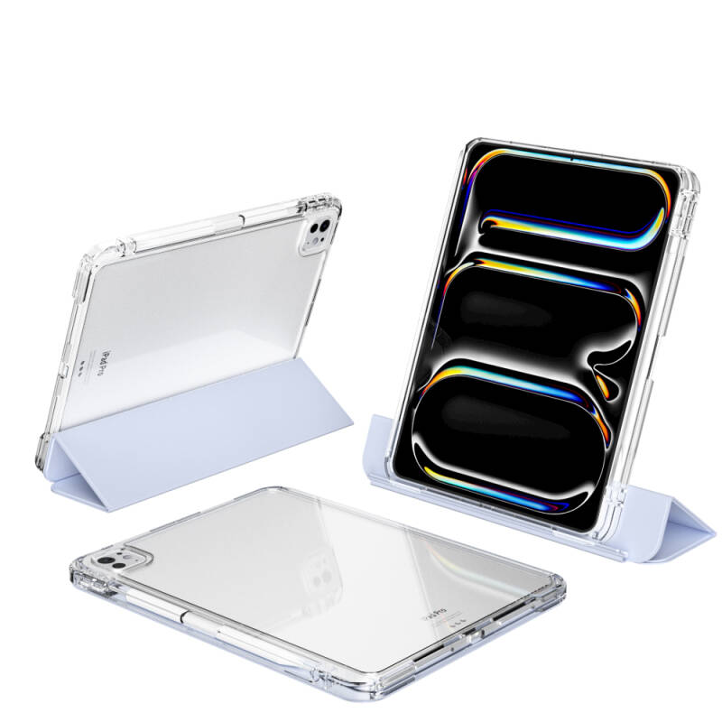 ​​​Apple iPad Pro 11 2025 M5 Kılıf Magnetik Ayrılabilen Airbagli Zore Sliding Tablet Kılıfı - 14