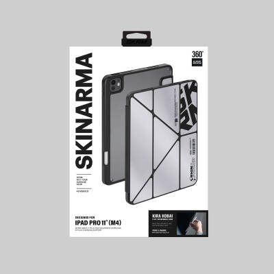 Apple iPad Pro 11 2025 M5 Kılıf SkinArma Holografik Tasarımlı Arkası Şeffaf Çıkarılabilir Magnetik Kira Kobai Kılıf - 14