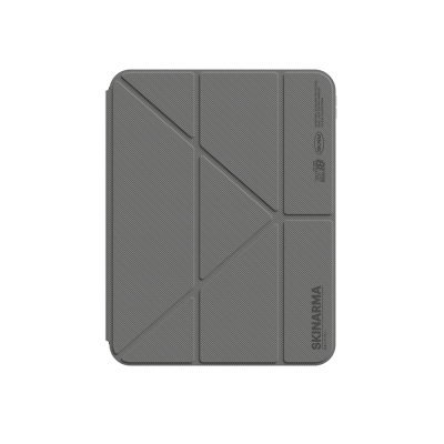 Apple iPad Pro 11 2025 M5 Kılıf Skinarma Kalemlikli Arkası Şeffaf Standlı Magnetik Zeta Kılıf - 2