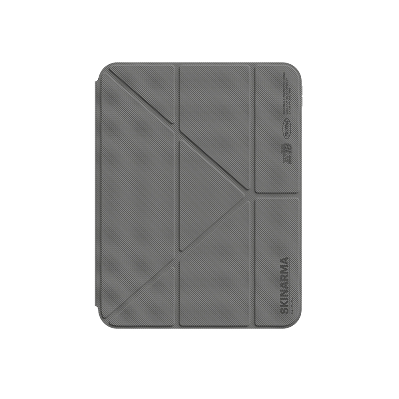 Apple iPad Pro 11 2025 M5 Kılıf Skinarma Kalemlikli Arkası Şeffaf Standlı Magnetik Zeta Kılıf - 2