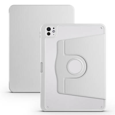 Apple iPad Pro 11 2025 M5 Kılıf Zore Termik Kalem Bölmeli Dönebilen Standlı Kılıf - 5