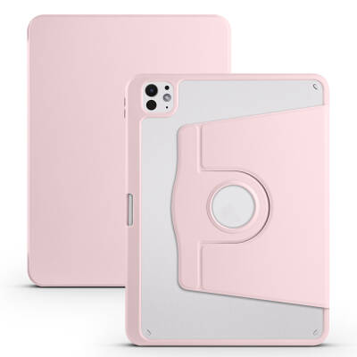 Apple iPad Pro 11 2025 M5 Kılıf Zore Termik Kalem Bölmeli Dönebilen Standlı Kılıf - 7