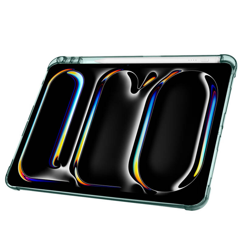 Apple iPad Pro 11 2025 M5 Kılıf Zore Tri Folding Kalem Bölmeli Standlı Kılıf - 16