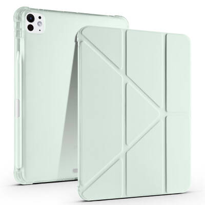 Apple iPad Pro 11 2025 M5 Kılıf Zore Tri Folding Kalem Bölmeli Standlı Kılıf - 5