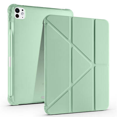 Apple iPad Pro 11 2025 M5 Kılıf Zore Tri Folding Kalem Bölmeli Standlı Kılıf - 6