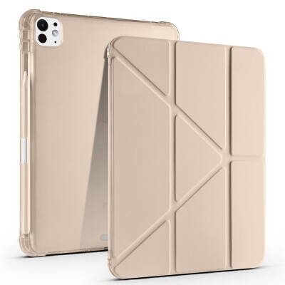 Apple iPad Pro 11 2025 M5 Kılıf Zore Tri Folding Kalem Bölmeli Standlı Kılıf - 12