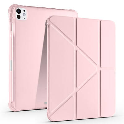 Apple iPad Pro 11 2025 M5 Kılıf Zore Tri Folding Kalem Bölmeli Standlı Kılıf - 13