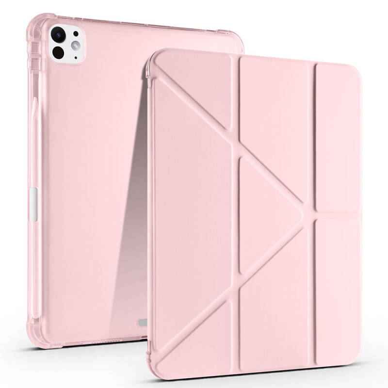 Apple iPad Pro 11 2025 M5 Kılıf Zore Tri Folding Kalem Bölmeli Standlı Kılıf - 13