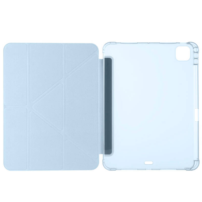 Apple iPad Pro 11 2025 M5 Kılıf Zore Tri Folding Kalem Bölmeli Standlı Kılıf - 15
