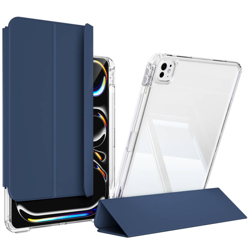 Apple iPad Pro 11 2025 M5 Magnetic Detachable Airbag Zore Sliding Tablet Case - 9