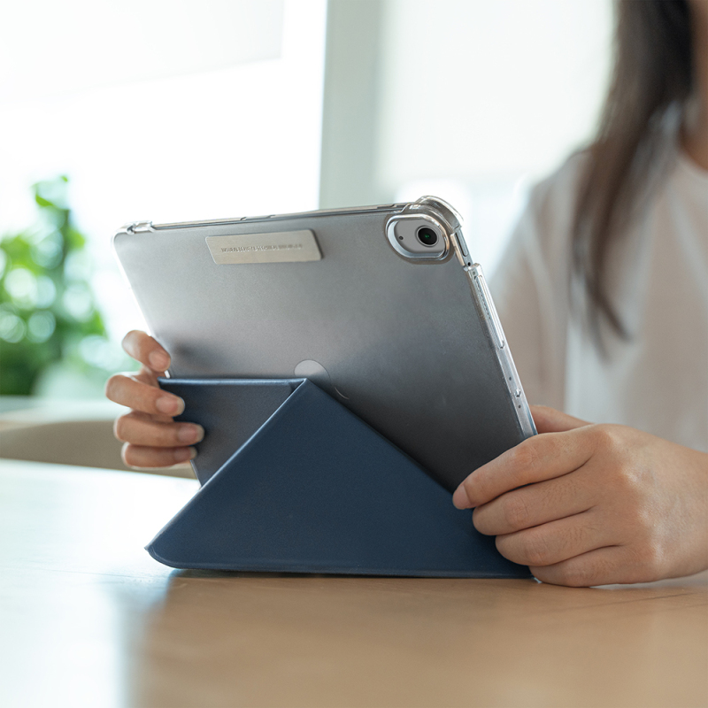 Apple iPad Pro 11 2025 M5 Raptic Clear Folio Airbag Transparent Cover Foldable Stand Case - 16
