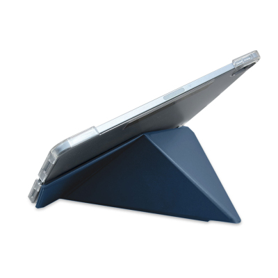 Apple iPad Pro 11 2025 M5 Raptic Clear Folio Airbagli Şeffaf Kapaklı Katlanabilir Standlı Kılıf - 19