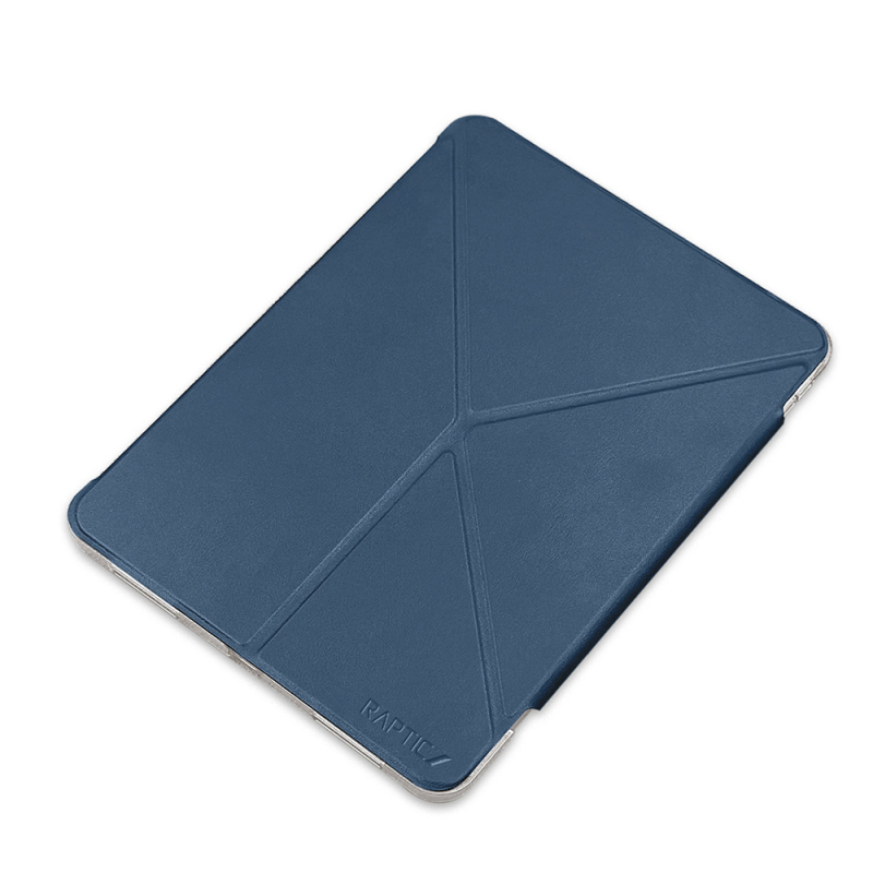 Apple iPad Pro 11 2025 M5 Raptic Clear Folio Airbagli Şeffaf Kapaklı Katlanabilir Standlı Kılıf - 20