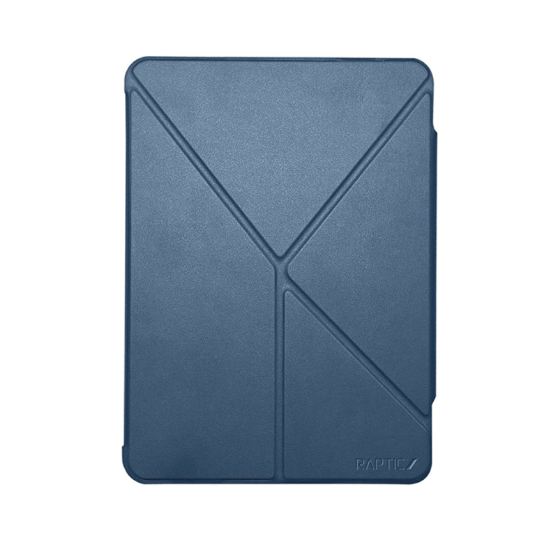 Apple iPad Pro 11 2025 M5 Raptic Clear Folio Airbagli Şeffaf Kapaklı Katlanabilir Standlı Kılıf - 3