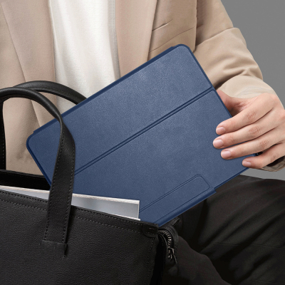 Apple iPad Pro 11 2025 M5 Raptic Spin Detachable Folio PU Ayrılabilir Kalem Bölmeli Standlı Kılıf - 23