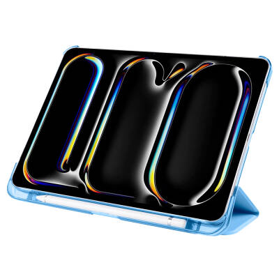 Apple iPad Pro 11 2025 M5 Zore Smart Cover Kalem Bölmeli Standlı 1-1 Kılıf - 13