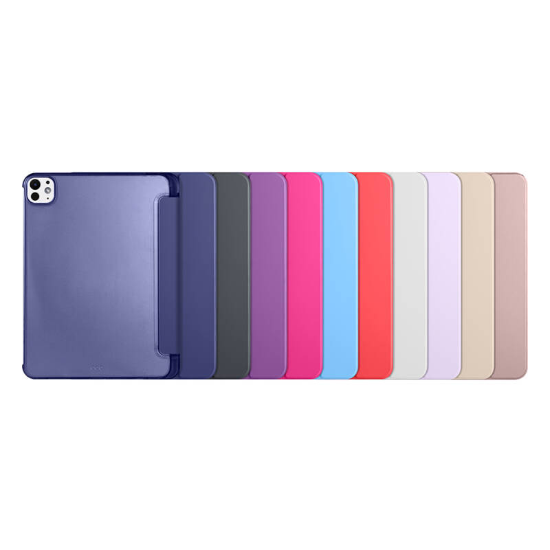Apple iPad Pro 11 2025 M5 Zore Smart Cover Kalem Bölmeli Standlı 1-1 Kılıf - 20