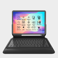 Apple iPad Pro 11 Wiwu Keyboard Folio Kablosuz Klavyeli Kılıf - 7