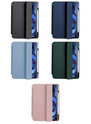 Apple iPad Pro 12.9 2018 (3.Nesil) Kılıf Zore Nort Arkası Şeffaf Standlı Kılıf - 2